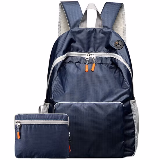 Zaino impermeabile più economico all'ingrosso con logo personalizzato Zaino leggero Daypack 600D